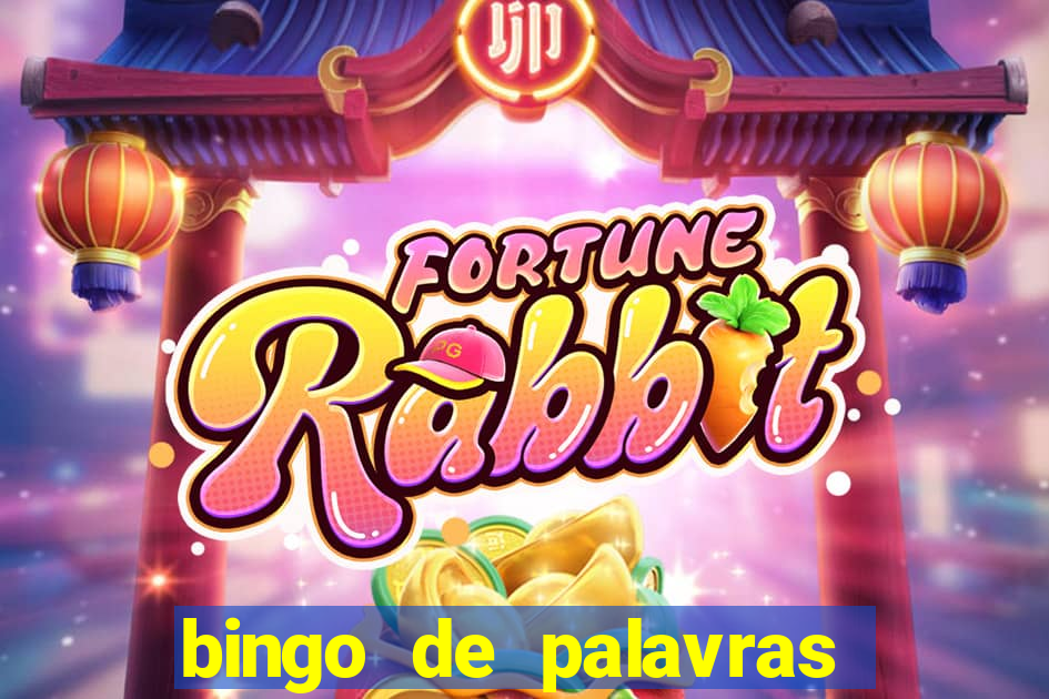 bingo de palavras de natal